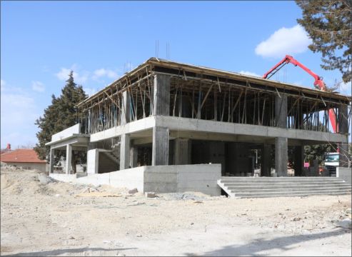 HAMAM İNŞAATI SON SÜRAT DEVAM EDİYOR