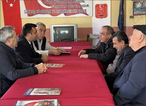 KAYMAKAM HASAN AKBULUT’TAN GAZİLERE ANLAMLI ZİYARET