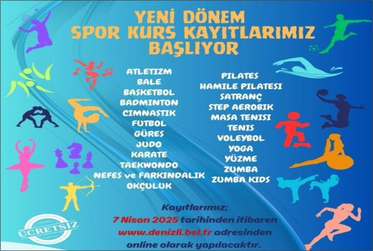 Büyükşehirin Ücretsiz Spor Kurs Kayıtları Başlıyor