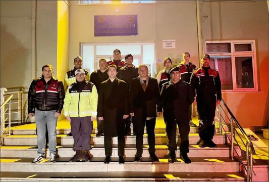 Kaymakam Fatih Cıdıroğlu’ndan Yılbaşı Gecesi Anlamlı Ziyaretler