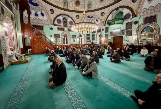 Kaymakam Cıdıroğlu Tortoğlu Camii’nde Miraç Kandili Programına Katıldı